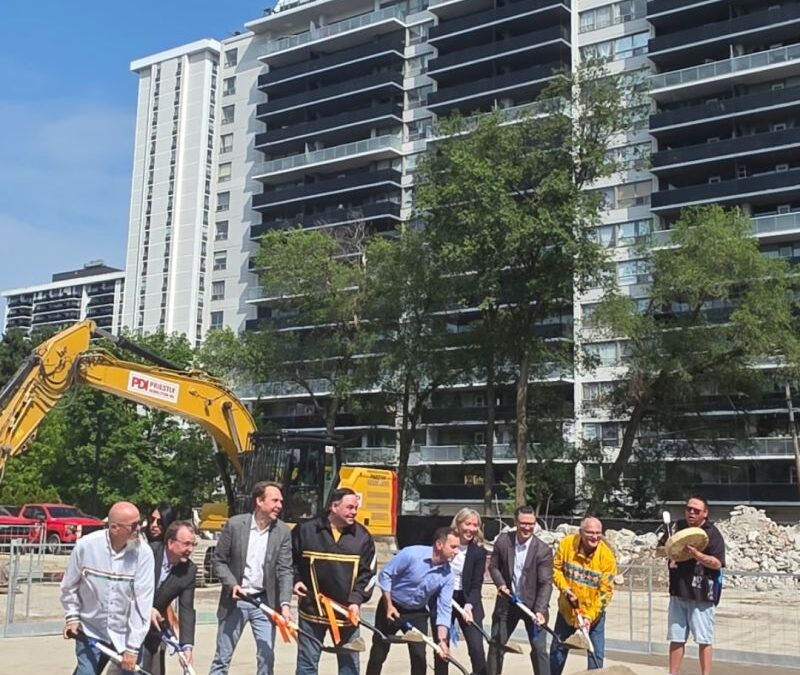 City of Toronto, Government of Canada, Missanabie Cree First Nation start construction on 294 rental homes in Davisville